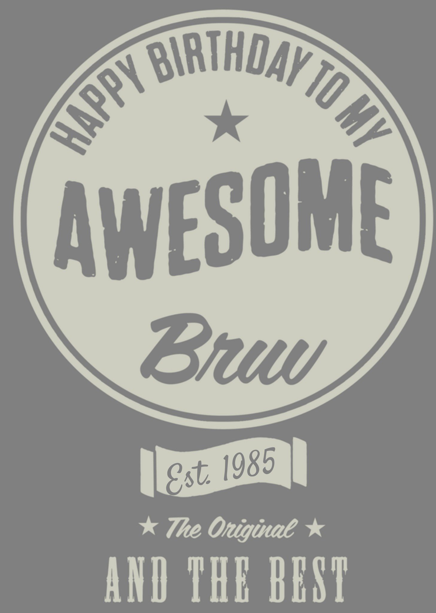 Verjaardagskaart aanpasbaar jaartal Kaart Greetz