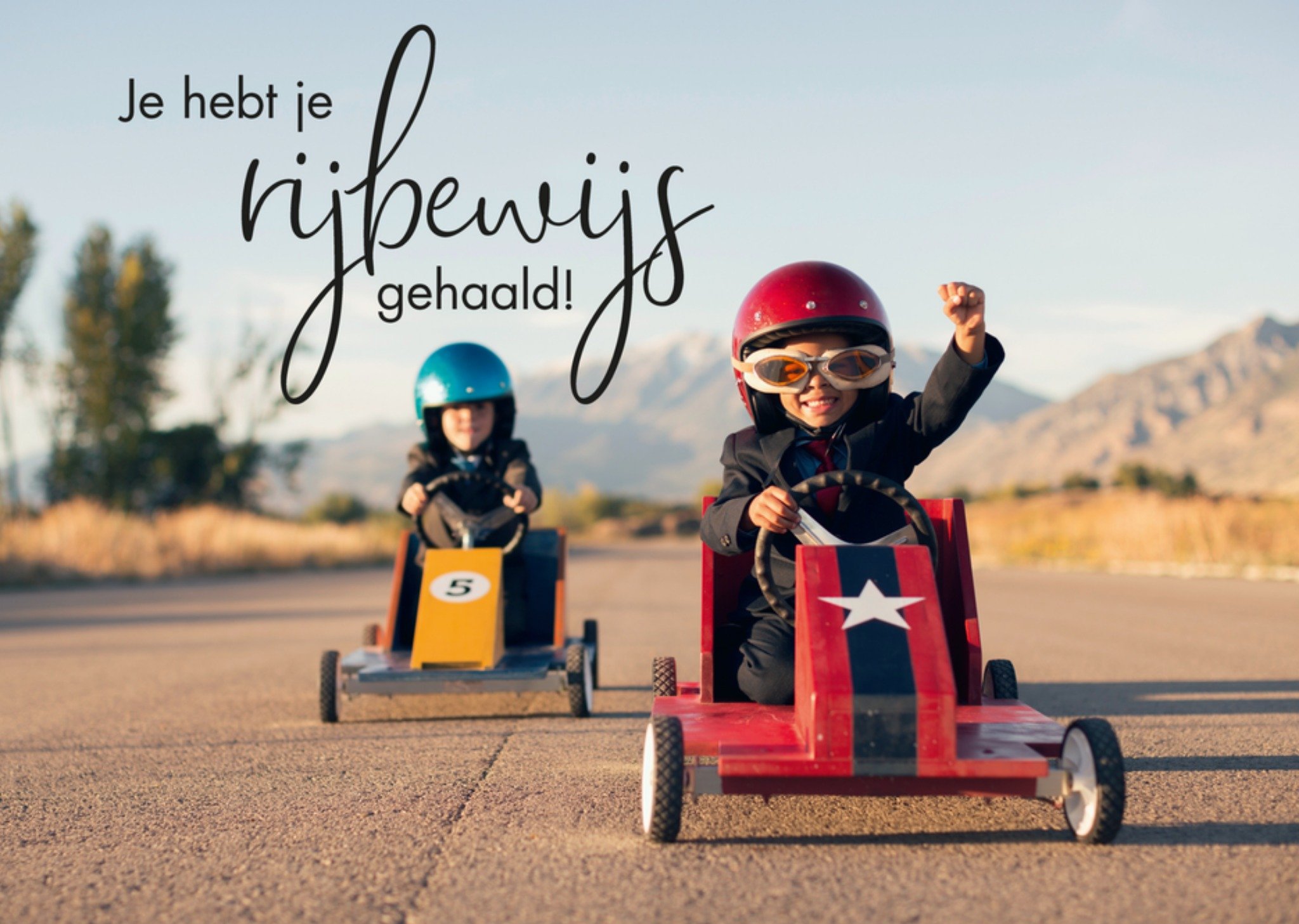 Geslaagd kaart rijbewijs Kaart Paperclip