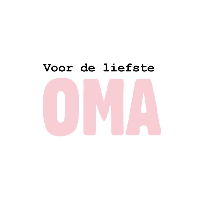 Greetz | Moederdagkaart | liefste oma