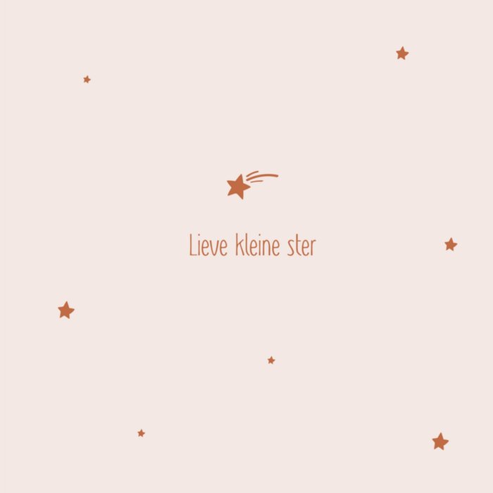 Greetz | Condoleancekaart | lieve kleine ster