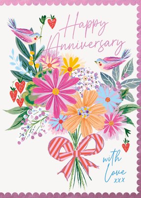 Abacus| Jubileum kaart | Happy Anniversary With Love