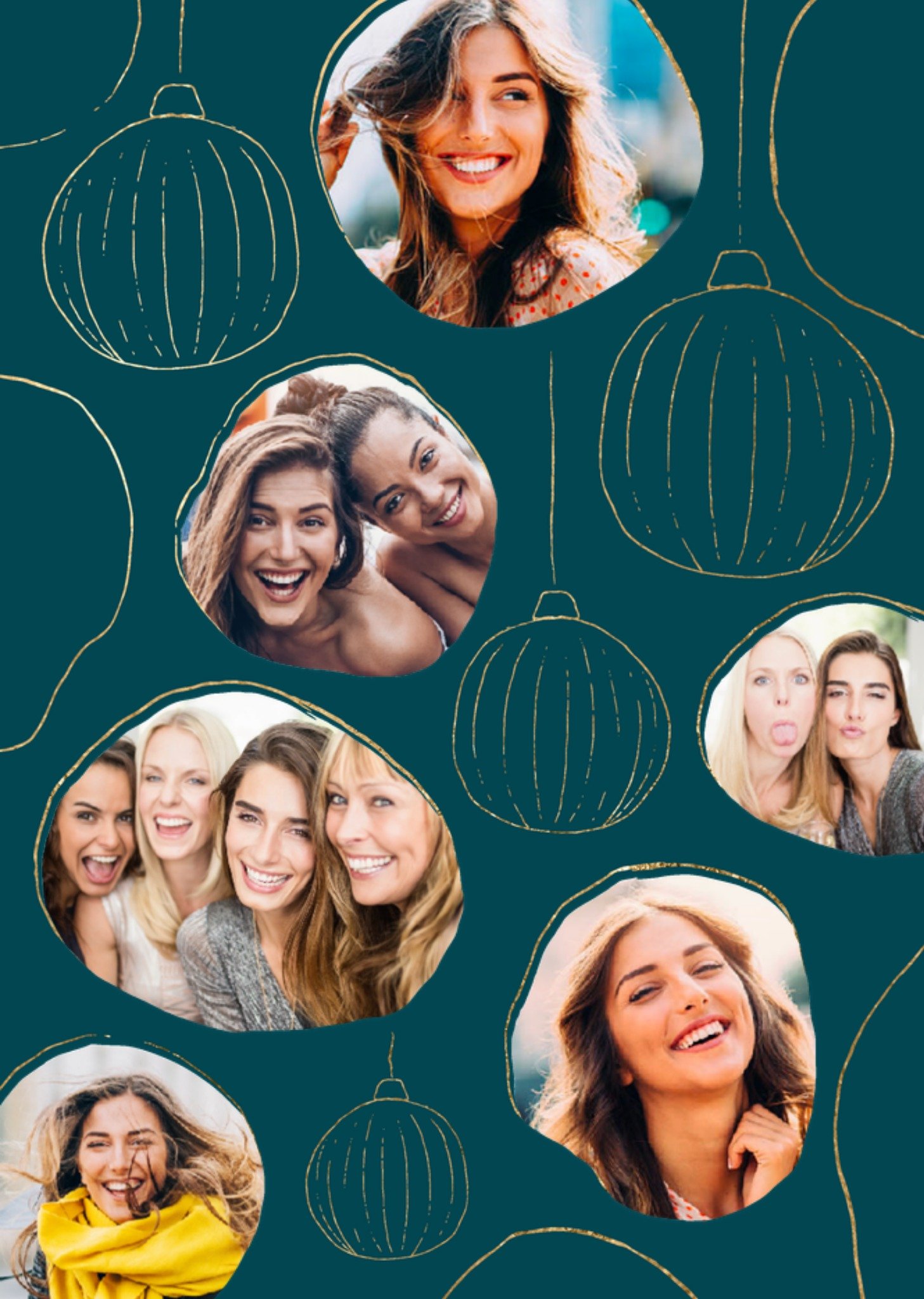 Kerstkaart Kerstbal Met fotos Greetz