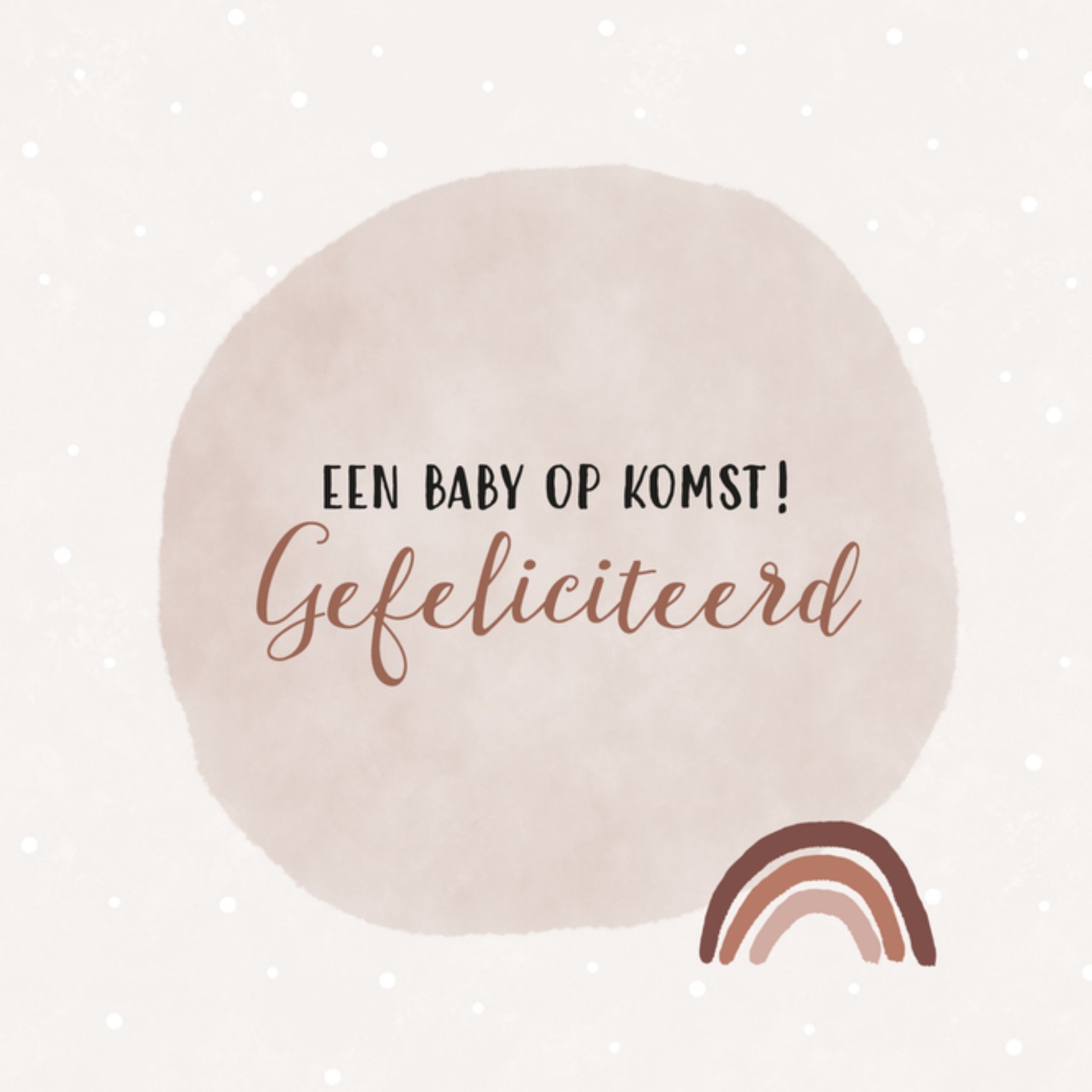 Greetz Zwangerschapskaart baby op komst Vierkant