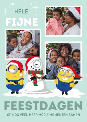 Minions | Kerstkaart | Met fotos