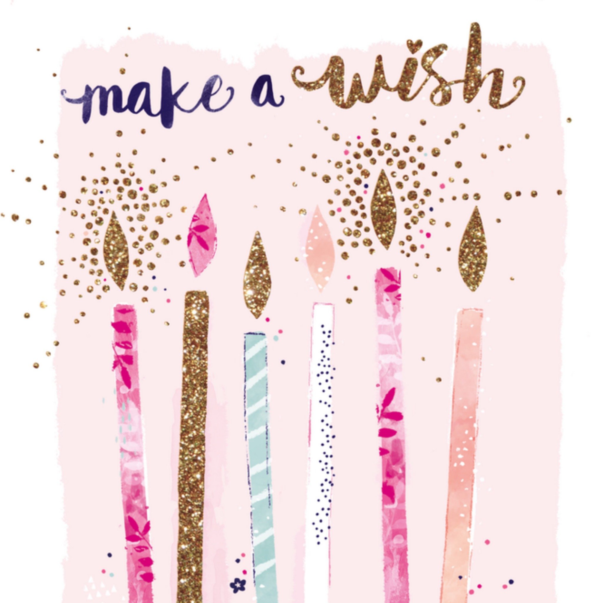 Make a wish Vierkante Kaart Hotchpotch