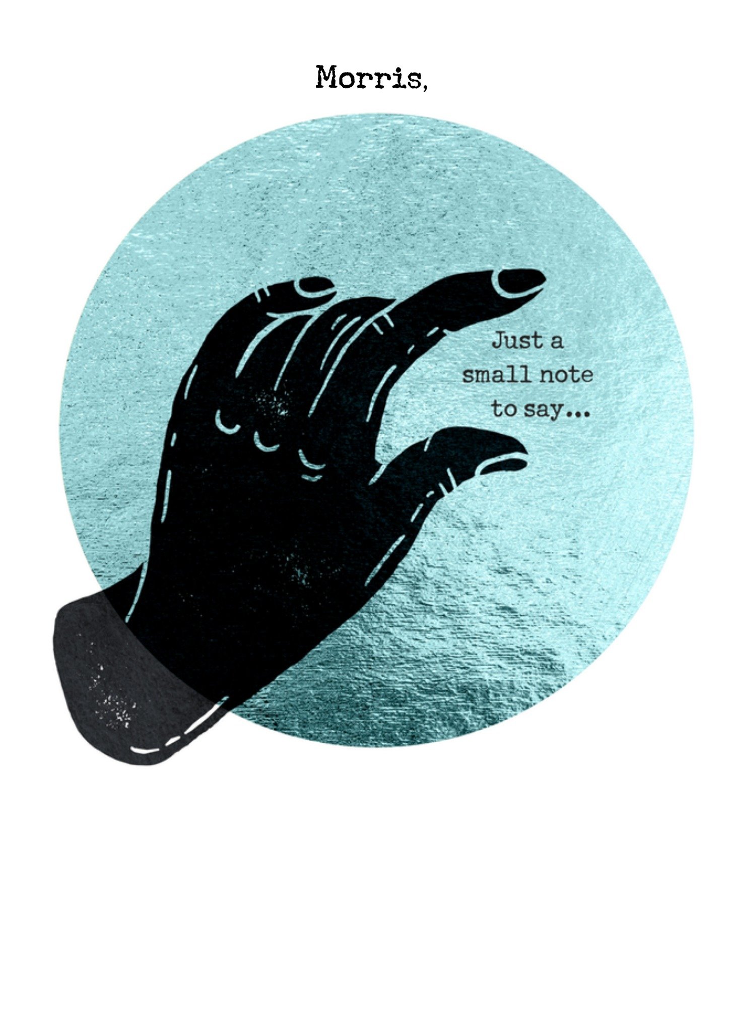 Sorry kaart Just a small note to say. Kaart Bright Spot