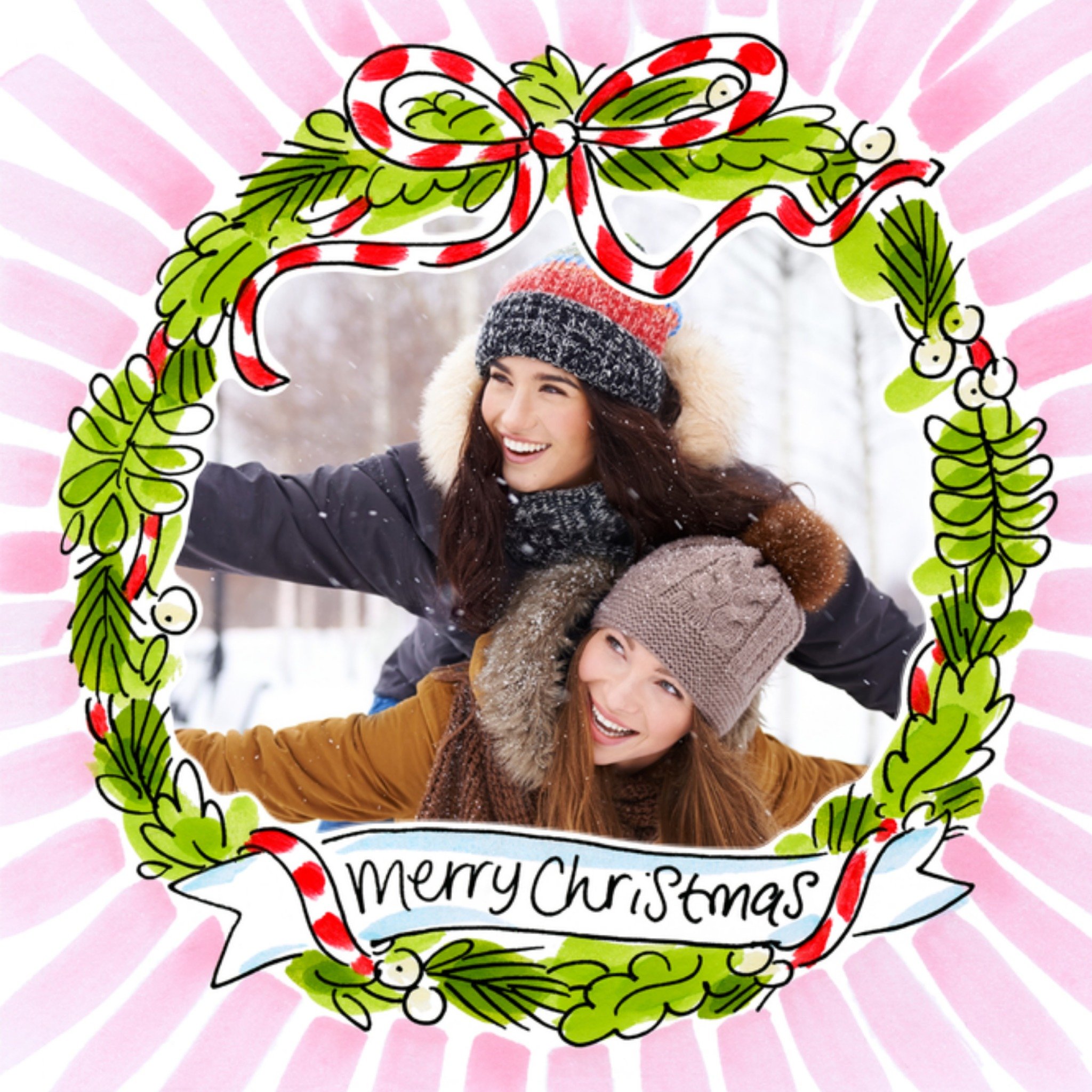 Kerstkaart fotokaart Blond Amsterdam