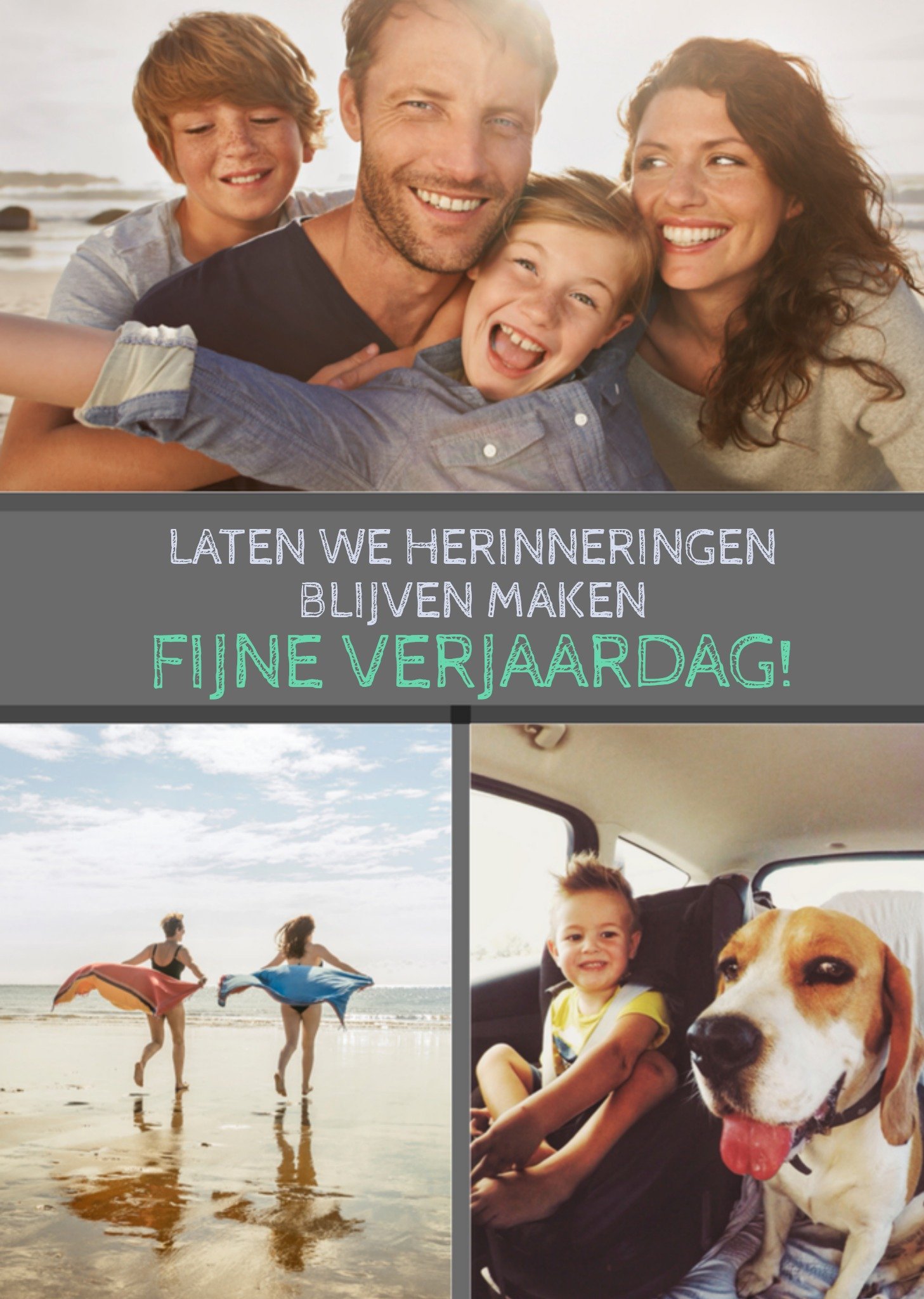 Greetz Verjaardag Foto Standard Card