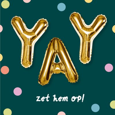 Greetz | Geslaagd kaart | YAY