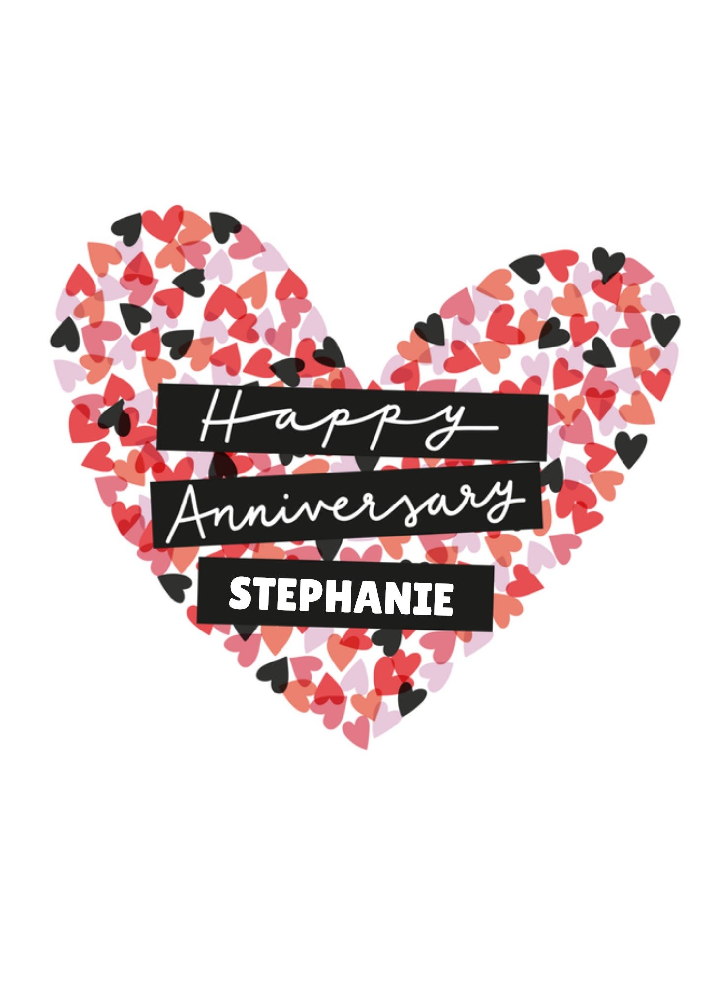 Jubileum met aanpasbare naam Kaart Greetz