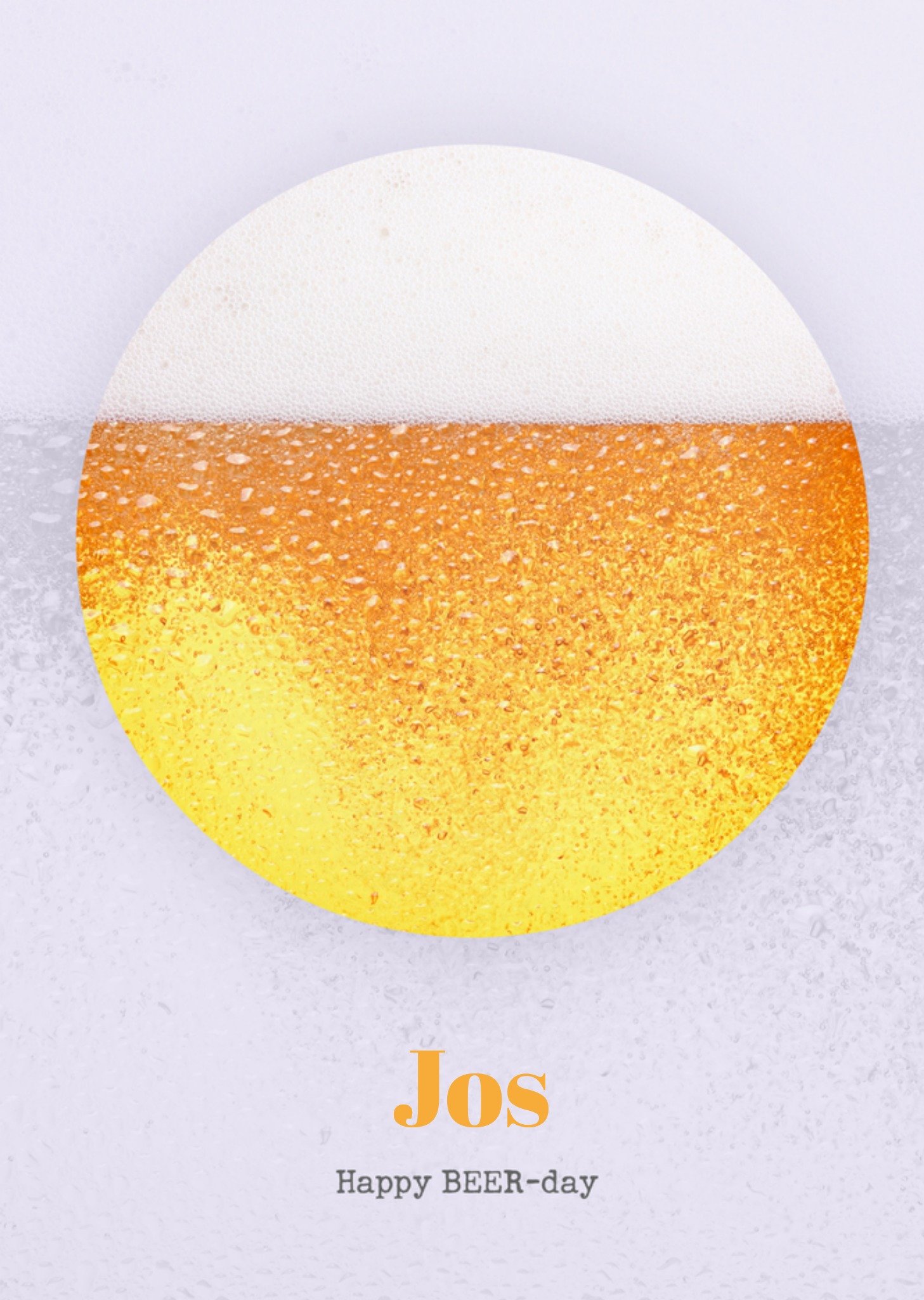 Verjaardag Bier Man Kaart Bright Spot