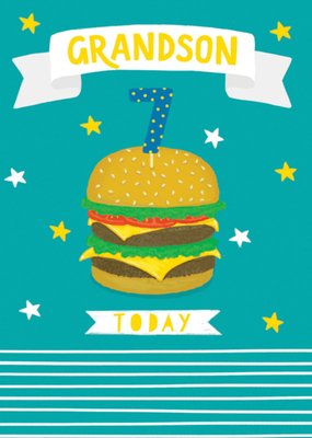 Greetz | Verjaardagskaart | Hamburger met leeftijd