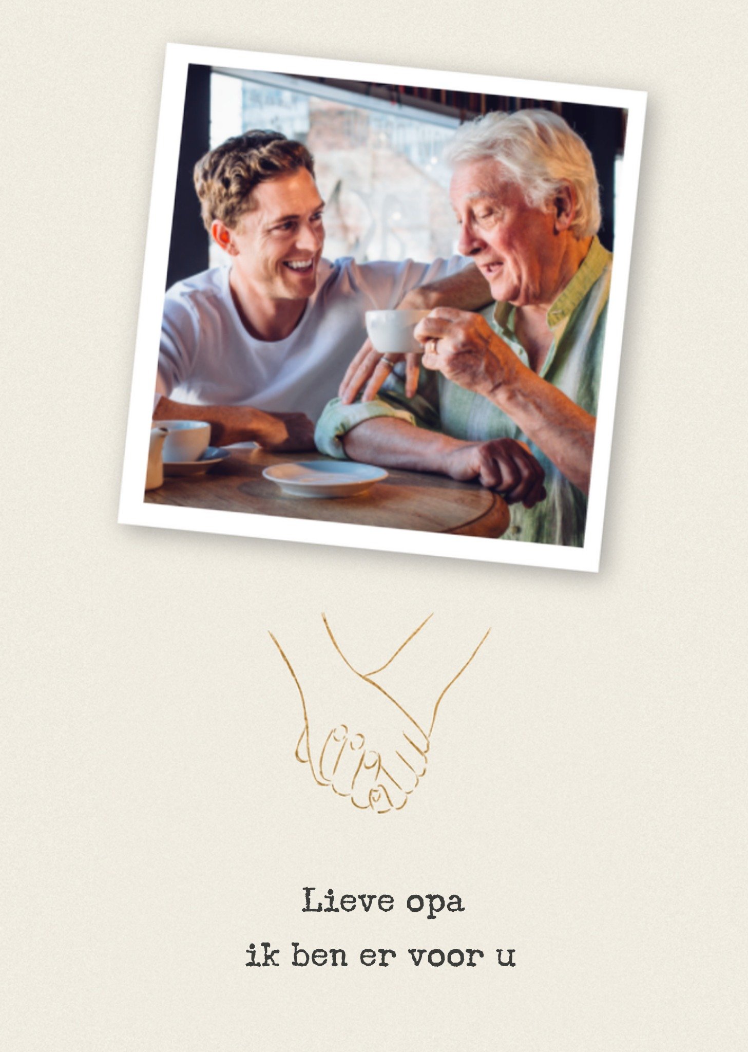 Denken aan Lieve opa Kaart Greetz