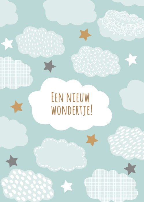 Tsjip l Geboortekaart l Een nieuw wondertje