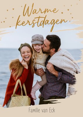 Greetz | Kerstkaart | Warme kerstdagen | Met foto