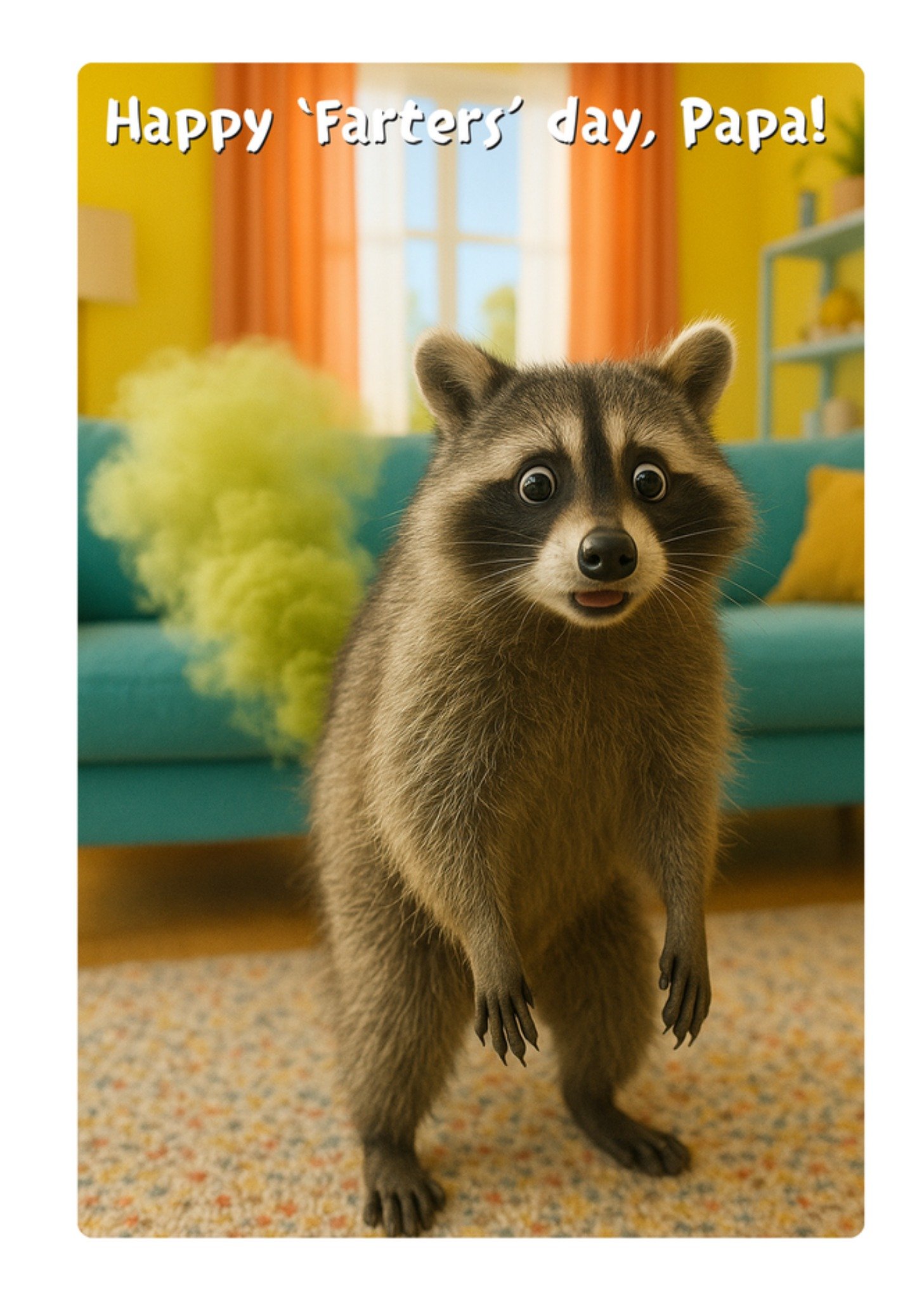 Vaderdagkaart Happy Farters day Papa Kaart Greetz