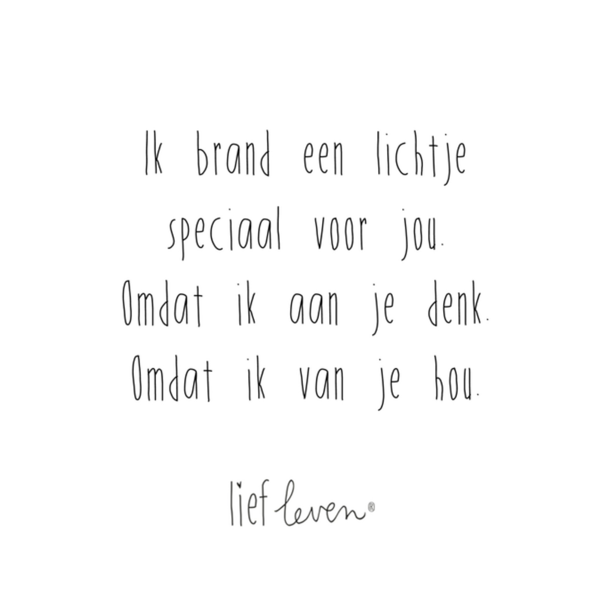 Lief leven Kerstkaart een lichtje Lief Leven