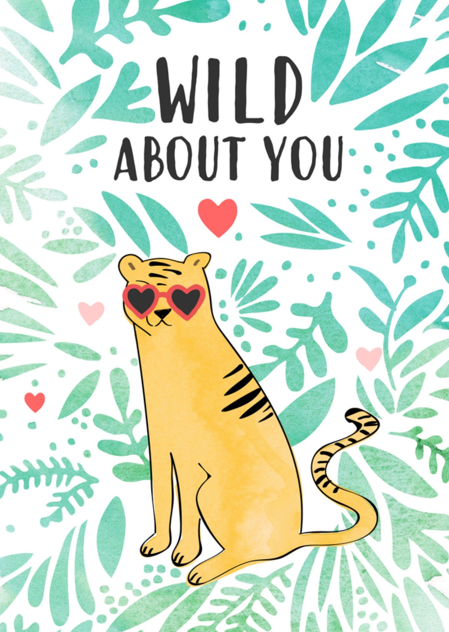 Greetz Valentijnskaart Wild about you Standard Card