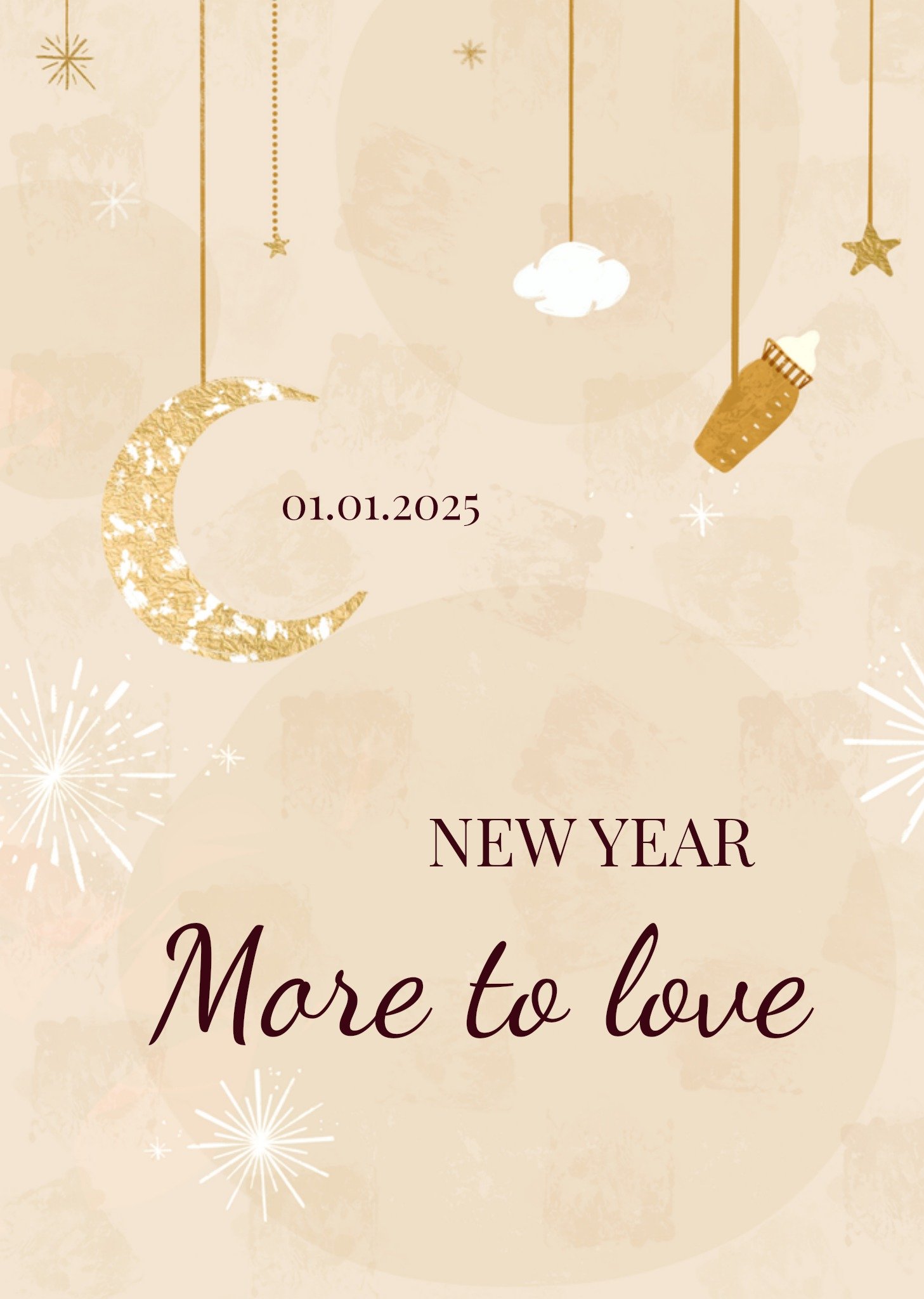 Nieuwjaarskaart ouders datum Kaart Greetz