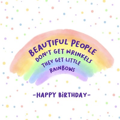 Liefs Jansje | Verjaardagskaart | Little rainbows