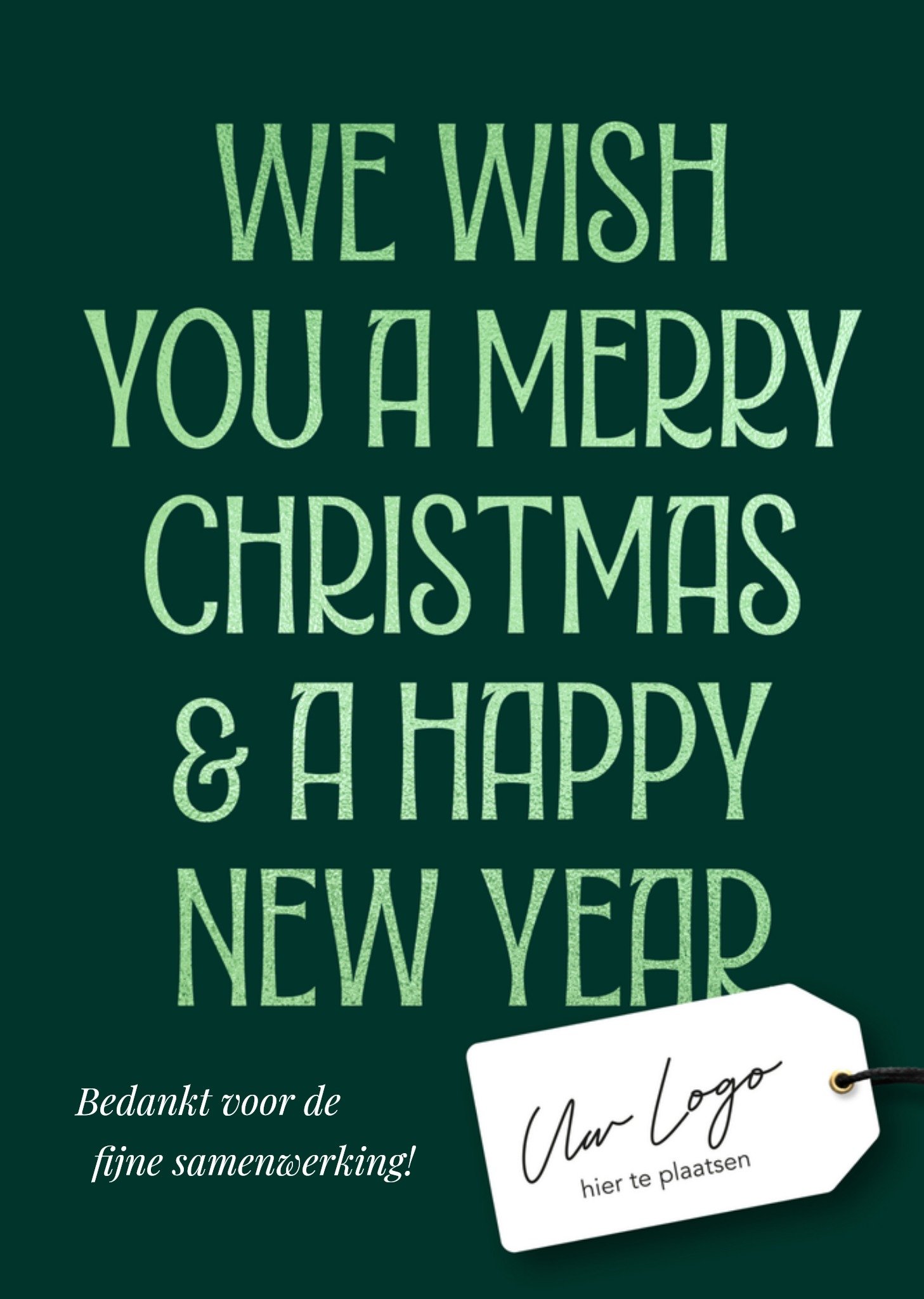 Luckz Kerstkaart met tekst Standard Card