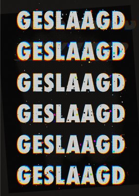 Greetz | Geslaagd kaart | Typografie