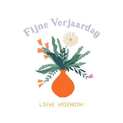 Greetz | Verjaardagskaart | lieve vriendin