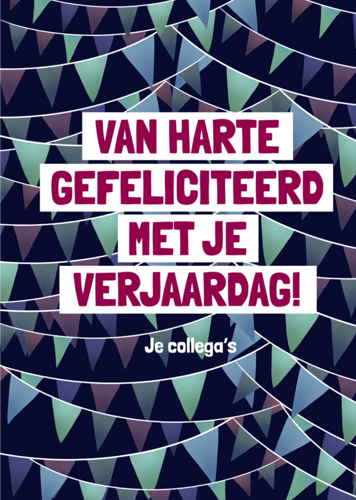 Verjaardagskaart Collega Kaart Greetz