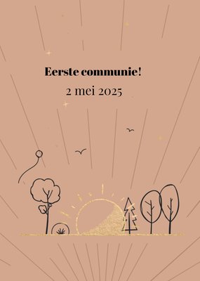 Greetz | Uitnodiging Communie | illustratie