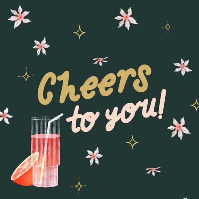 Greetz | Verjaardagskaart | cheers to you