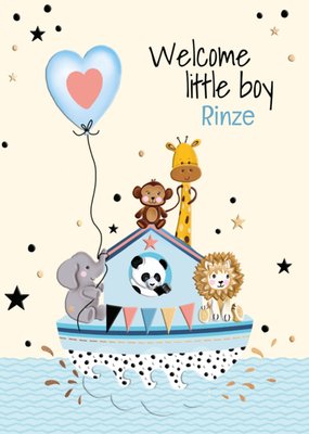 TMS | Geboortekaart | Welcome Little Boy