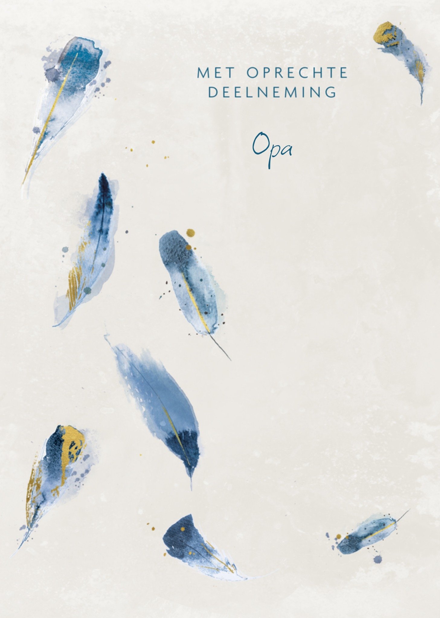 Condoleancekaart Met oprechte deelneming opa Kaart UK Greetings