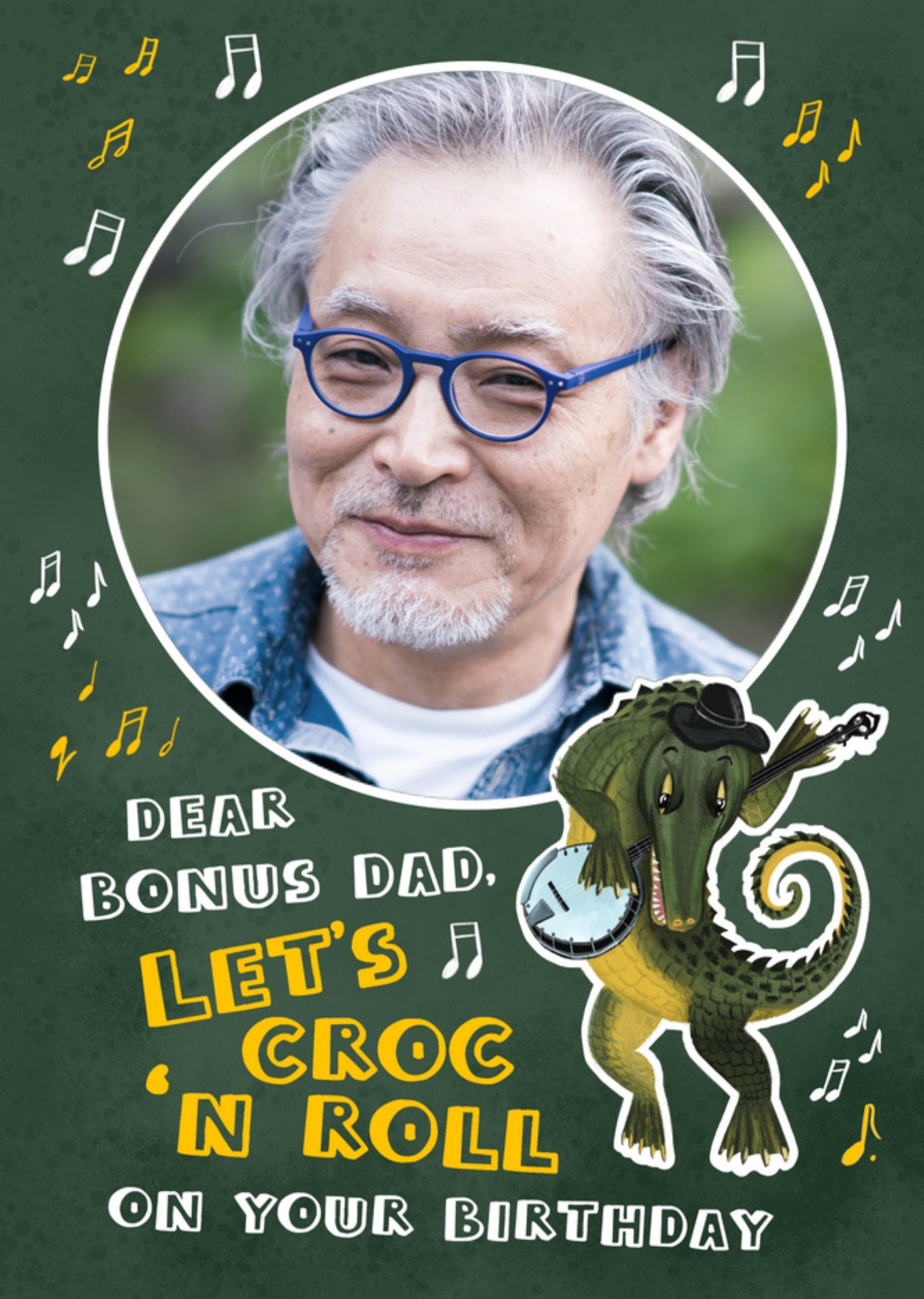 Patricia Hooning Verjaardagskaart Met foto Bonus vader Grappig Kaart Fishuals