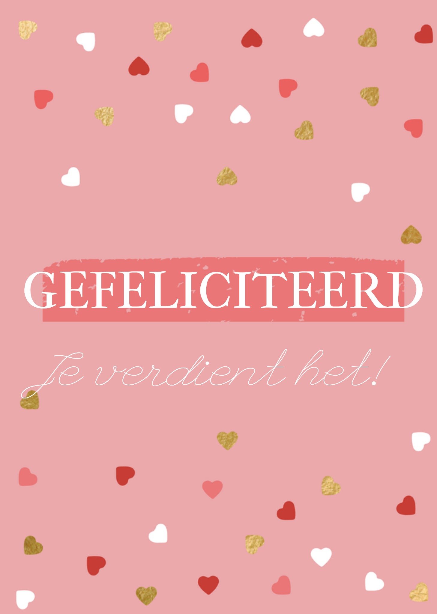Felicitatiekaart vrolijk Greetz