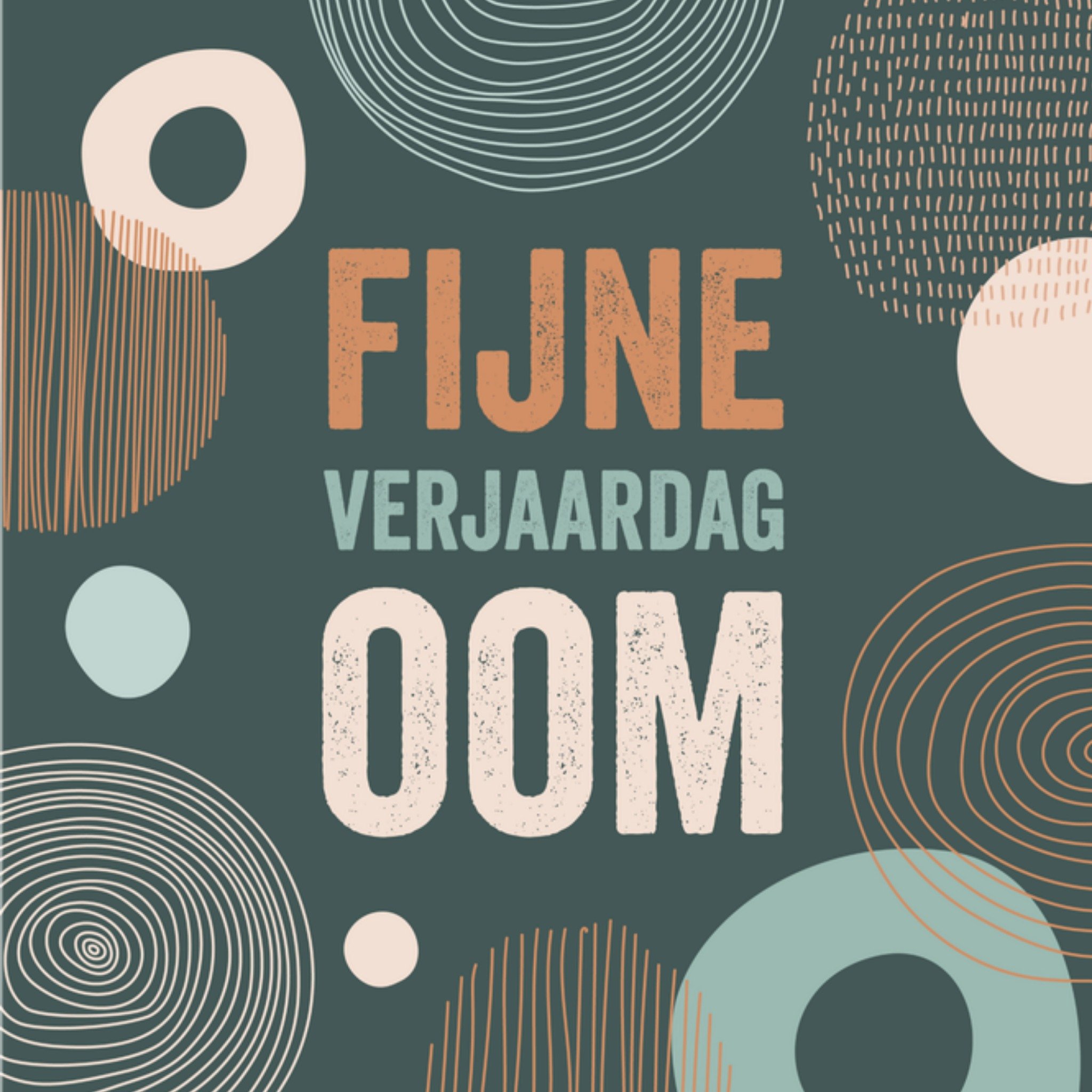 Papercute Verjaardagskaart Fijne verjaardag Oom Vierkant