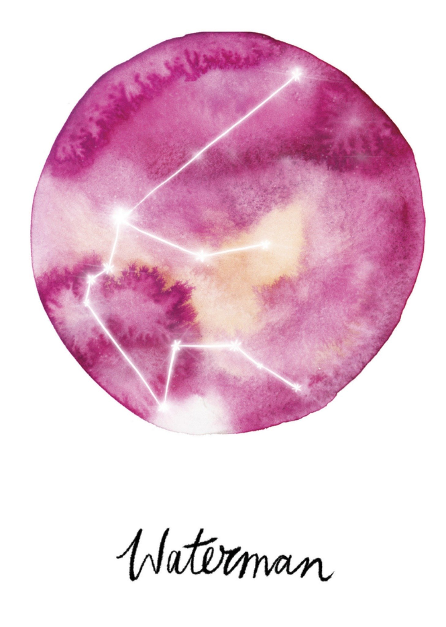 Verjaardagskaart waterman Kaart Marie Bodié