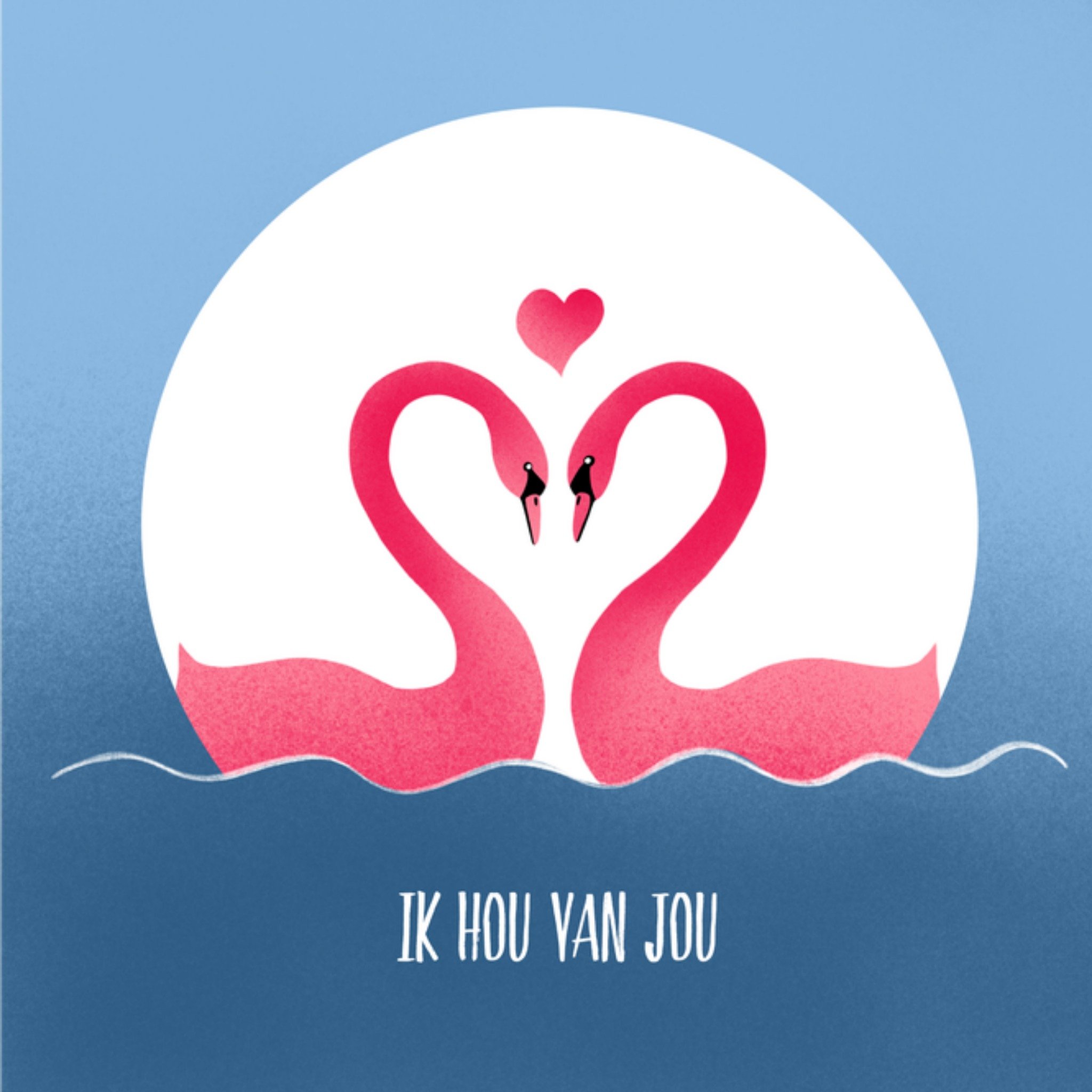 Greetz Valentijnskaart Wederhelft Vrouw Vierkant