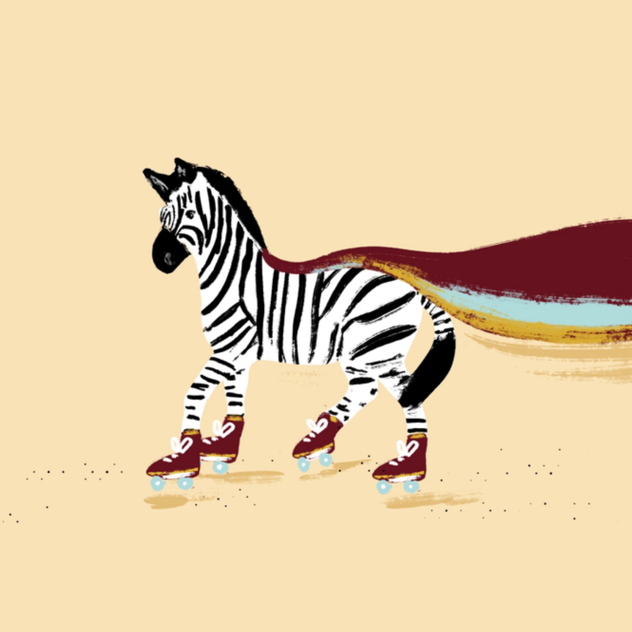 Greetz Zomaar Zebra Grappig Vierkant