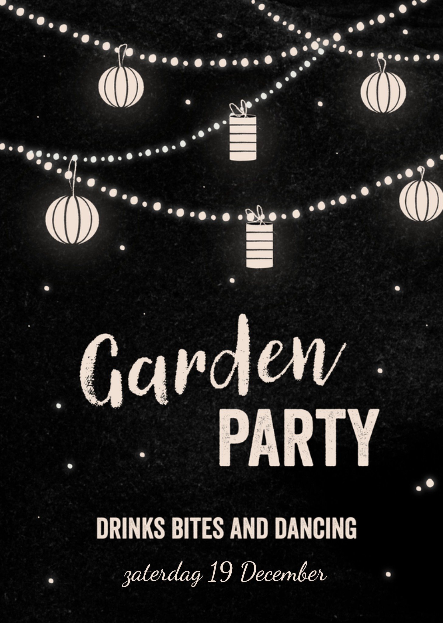 Greetz Uitnodiging tuinfeest illustratie Standard Card