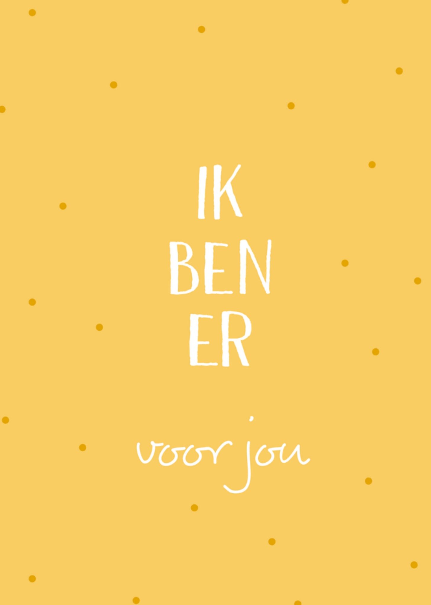 Greetz Sterkte kaart ik ben er voor jou Standard Card