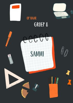 Greetz | Back to school | met aanpasbare naam