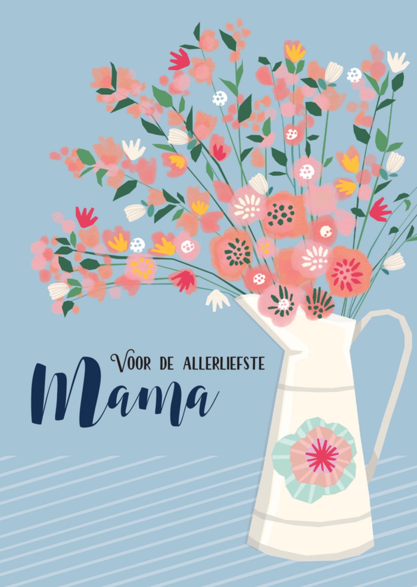 Moederdagkaart Voor de allerliefste mama Kaart TMS
