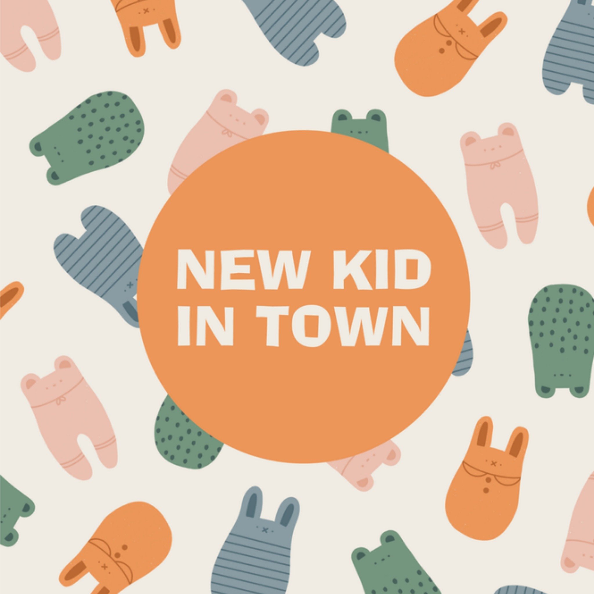 Greetz Geboortekaart new kid Vierkant