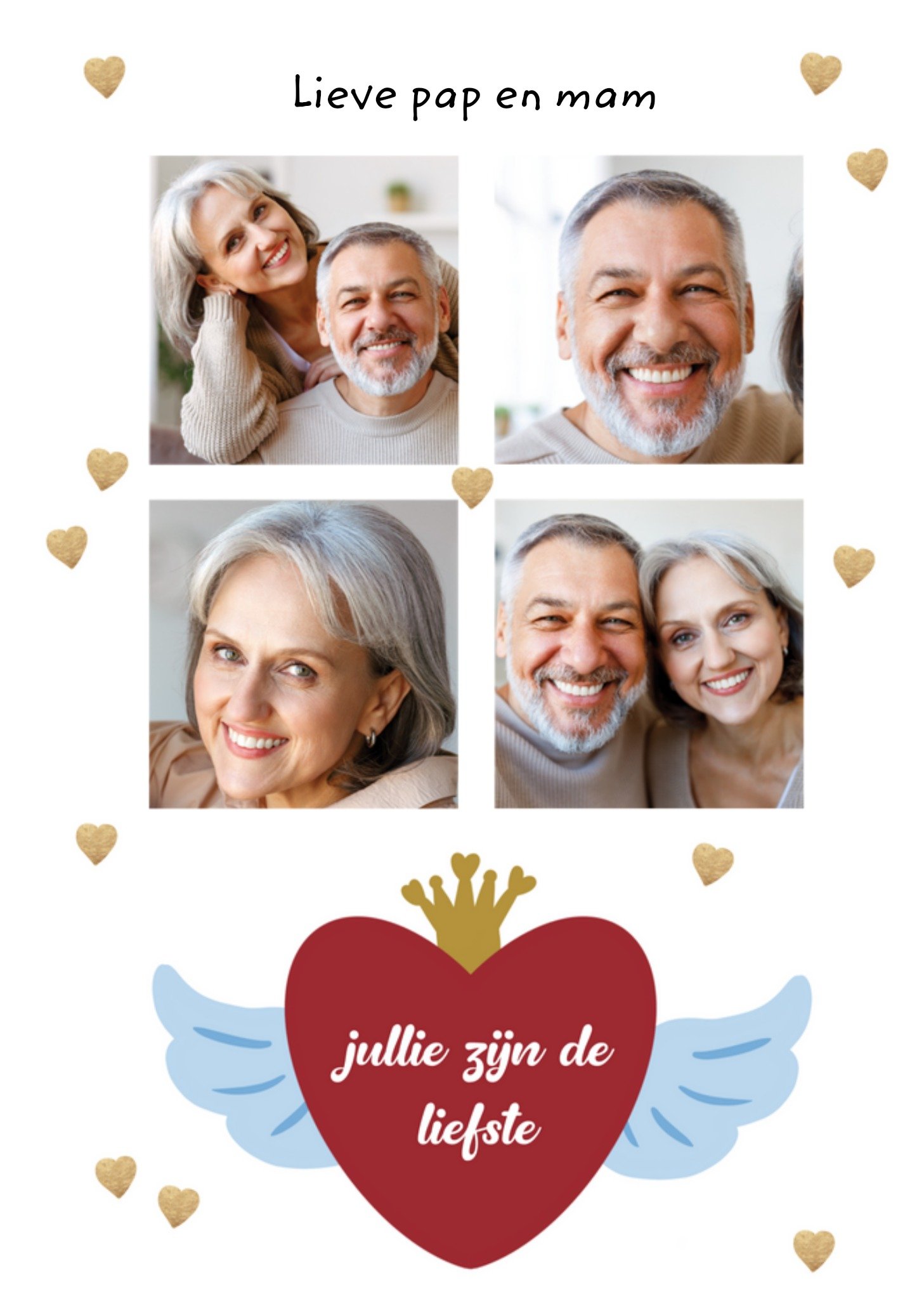 Tsjip - Valentijnskaart - Ouders - Collage