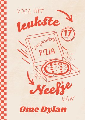 Millicent Venton | Verjaardagskaart | pizza