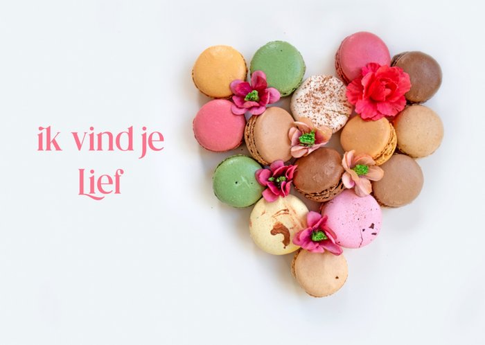 Photoflash | Valentijnskaart | Wederhelft Vrouw | Macaron