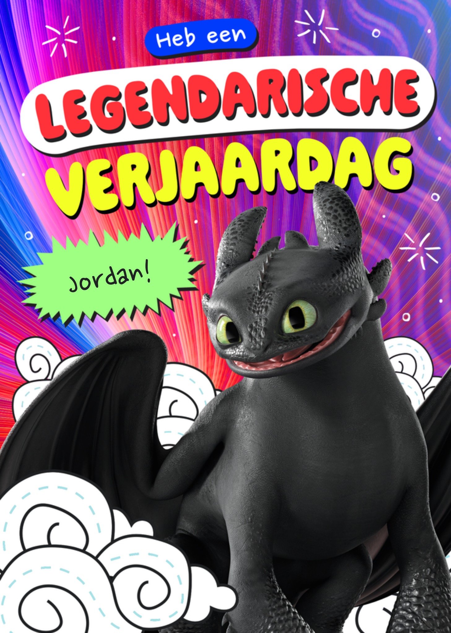 How to Train Your Dragon Verjaardagskaart Legendarische Kaart Greetz