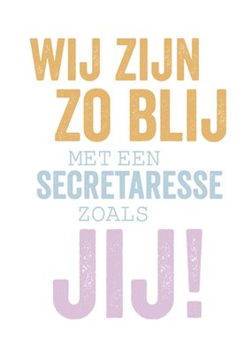 Greetz | Secretaressedag | zo blij