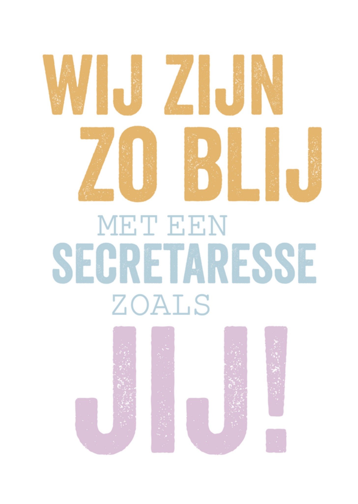 Greetz Secretaressedag zo blij Standard Card