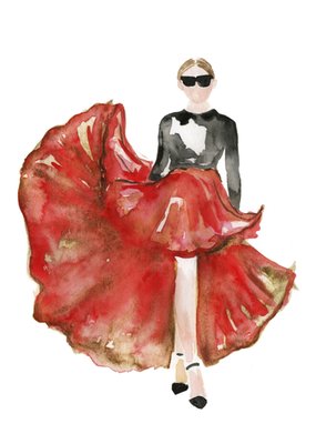 Marie Bodie | Zomaar | Aquarel | Neutraal